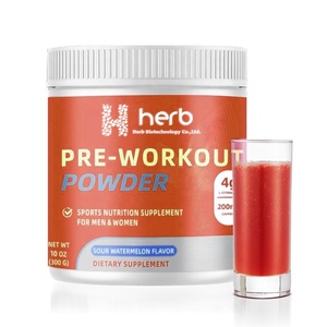 Polvo Pre-Entrenamiento con Vitaminas Certificado de Marca Privada OEM/ODM para Energía, Apoyo Inmunológico y Mejora de la Densidad Ósea - Uso en Adultos 300g - Product Image 1