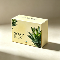 Ventes chaudes, savon artisanal de luxe haut de gamme, boîte cadeau rigide personnalisée, matériaux recyclés, boîte à bougies