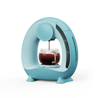 Machine à thé et à poudre de café avec dosettes d'infusion de café compatible K Cup Capsule de café d'origine Puissant fabricant efficace