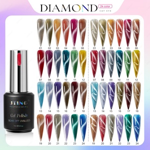 JTING Design – Collection de vernis à ongles gel effet œil de chat diamant coloré unique, coffret de 24 pièces avec livre de couleurs gratuit, fournitures pour ongles - Product Image 4