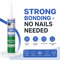 Colle liquide adhésive sans clou JOOBOND, forte adhérence, qualité construction, pour travaux
