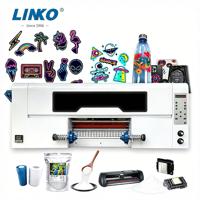 Pencetakan Warna Cerah Berkualitas Tinggi 30cm Sesuai Permintaan Dengan Dimensi 300mm Printer Inkjet UV DTF untuk Hadiah DIY Kotak Tas Kartu