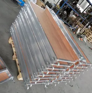 Aluminium Walking Deck Aluminium Sperrholz planke für Rin glock Gerüsts ystem Beliebte Skelett gerüste Aluminium Clamp Decking MCo