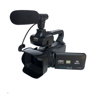 Caméscope 4K haute performance 64MP, mise au point automatique, enregistrement longue durée de 4 heures, micro externe, zoom 18X pour la réalisation de vidéos professionnelles - Product Image 4