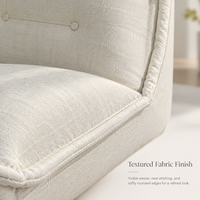 Canapé modulaire moderne en tissu, fauteuil nid d'abeille inclinable avec confort extra doux, canapé paresseux compressé pour chambre/salon