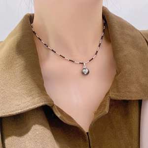 Collier en perles naturelles en forme de Y de créateur, 60 cm, chaîne de pull multi-portée avec boîte cadeau sensorielle de luxe haut de gamme - Product Image 4