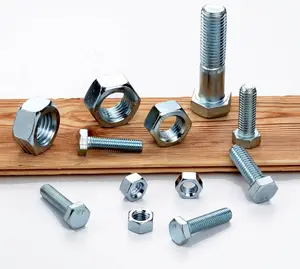 Diameter M3-M64 1/4''-2'' Cheap Hex Nut Bolt Stainless Steel Nuts And Bolts Grade 8.8 Fasteners Bolts Nuts