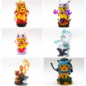 <span class=keywords><strong>Figura</strong></span> de acción Pokémon: Pikachu disfrazado, Pokémon pequeño, Dragón de Fuego, Genji, Fantasma, Bulbasaur, Semilla Pokémon - Product Image 3