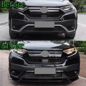 Gloss Black Front Bumper Splitter Lip Body Kit Spoiler <b>Diffuser</b> <b>for</b> Honda CRV CR-V 2021 2022 <b>Car</b> Accessories - Product Image 6