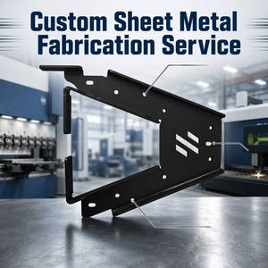 One Stop Custom Sheet Metal Fabrication Stainless Steel Aluminum Laser Cutting Bracket Part Service