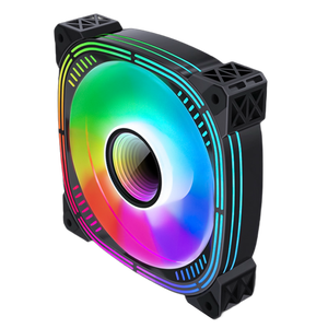 Ventilador de caja de ordenador de escritorio 120mm PWM ARGB ventilador de refrigeración silencioso para juegos de PC sistema de refrigeración de ventilador de PC Compatible con Aura Sync blanco - Product Image 4