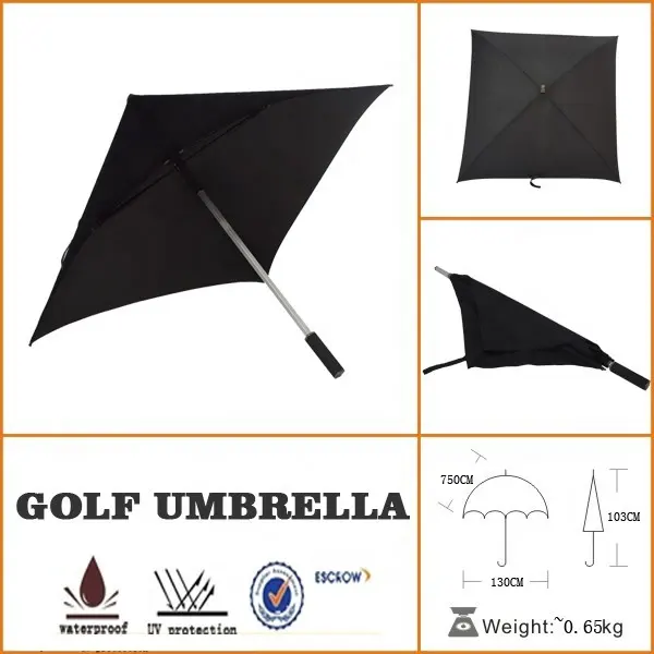 New promotional product custom logo square golf umbrella gift items