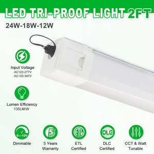 Chất lượng cao 2ft IP65 <span class=keywords><strong>LED</strong></span> tri-proof ánh sáng lịch thi đấu <span class=keywords><strong>LED</strong></span> hơi ánh sáng chặt chẽ cho kho bãi đậu xe rửa xe cửa hàng - Product Image 2