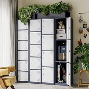 Armoire en acier à 9 portes, casier métallique, rangement pour salle de sport et école - Product Image 5