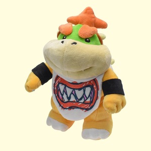 Muñeco de <span class=keywords><strong>Peluche</strong></span> de 21 cm, <span class=keywords><strong>Bowser</strong></span> Jr. de Poliéster con Bufanda, Juguete de Dragón de Fuego <span class=keywords><strong>Bowser</strong></span> para Mayores de 14 Años - Product Image 1