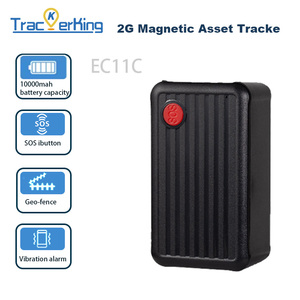 Traceur GPS sans fil 2G, dispositif de suivi GPS portable 10000mAh avec bouton SOS, alarme de vibration et géolocalisation pour véhicule - Product Image 4