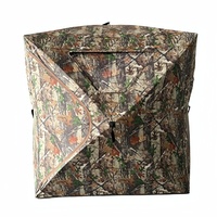 Abri de chasse camouflage imperméable détachable à 270 degrés pour la chasse au cerf et au dinde, tente pop-up imperméable pour l'extérieur