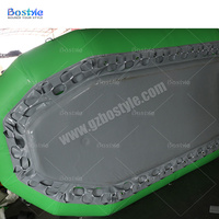 Bateau pneumatique commercial en PVC pour la navigation fluviale, idéal pour les parcs aquatiques et les sports nautiques