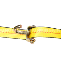 Sangle de chariot de remorquage automatique avec mousqueton torsadé Fixation de pneu Auto Hauler Tire Car Dolly Strap