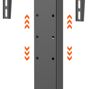 Soporte Móvil para <span class=keywords><strong>TV</strong></span> de Piso KELMY de Acero Laminado en Frío para Monitores y Televisores de 32-55 Pulgadas - Product Image 5