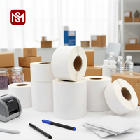 Étiquettes en papier thermique PET personnalisées, imperméables et à gratter, pour imprimantes d'étiquettes et de stylos, autocollants vierges blancs originaux Express