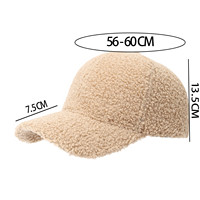 Casquette de baseball en fausse fourrure de mouton et laine d'agneau avec logo 3D brodé sur mesure, vente en gros, fabricant, fournisseur, OEM, ODM