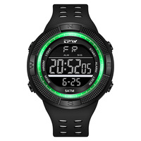 Jam Tangan Pria Custom Chronograph, Arloji Pria untuk Olahraga, Dial Besar, Jam Digital Tahan Air