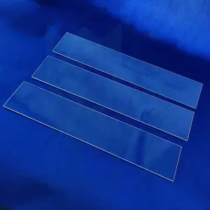 Pelat Kuarsa Lembar Kaca Kuarsa Jendela Silika UV Sekering Kustom Pabrikan