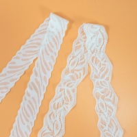 Fantaisie Brodé Dentelle Garniture Ruban Nylon Spandex Sangle pour Décoration Maille Soluble Dans L'eau Élastique Fleur Dentelle
