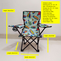 Petite chaise pliante d'extérieur pour enfants personnalisée en gros Portable Ultra léger Bébé Mini Camping Pique-nique Petite chaise