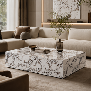 Losa de piedra sinterizada con aspecto de mármol Calacatta Viola violeta, baldosa de porcelana con aspecto de mármol pulido, 1600 x 3200 x 12 mm - Product Image 3