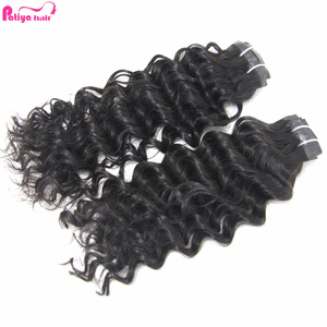 Mollette sottili per capelli ondulati naturali non trasformate in Clip invisibile peruviano-in extension originali per capelli umani donne nere - Product Image 6