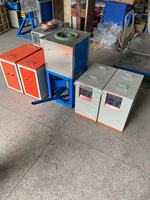 Fourneau de fusion à induction industriel en métal à haute efficacité, 1 tonne, électromagnétique, pour la ferraille usagée, l'argent, jusqu'à 5000°C