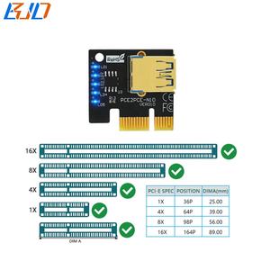 การ์ดแปลง PCI-E 1x เป็น 16x รุ่น <span class=keywords><strong>VER</strong></span> <span class=keywords><strong>009S</strong></span> พร้อมหัวต่อไฟ 6 พิน และ 4 พินแบบ Molex สำหรับการ์ดจอ - Product Image 4