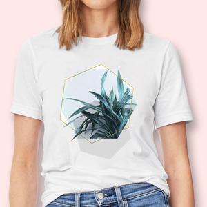 Nouveau T-<span class=keywords><strong>shirt</strong></span> pour femmes à motif géométrique, mode estivale, haut décontracté, style Harajuku, t-shirts graphiques, t-<span class=keywords><strong>shirt</strong></span> surdimensionné - Product Image 2