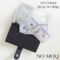 Hongbo - Carpeta de Discos A6 de Piel Saffiano de 10 Colores, la Más Vendida, Organizador de Dinero, Planificador, Sobres para Efectivo, Oficina