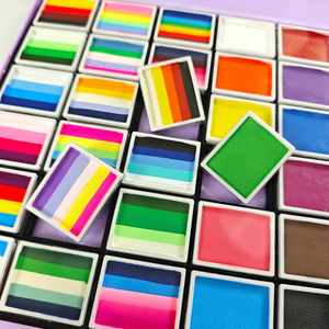 ชุดสีเพ้นท์หน้าสีรุ้งปลอดภัยและไม่เป็นพิษสำหรับเด็ก สำหรับงานเทศกาลและงานปาร์ตี้ อุปกรณ์เพ้นท์ตัว - Product Image 4