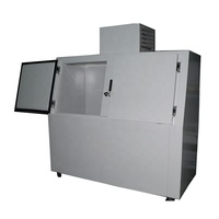 Congélateur de marchandises de haute qualité pour station-service, avec ventilateur extérieur, 2 portes, refroidisseur à glace, réfrigérateur, armoire à glace