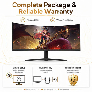 Moniteur de jeu incurvé ultra-large 5K R&E 49 <span class=keywords><strong>pouces</strong></span> professionnel 3000:1 VA Super Wide Screen LCD 240Hz 1ms 120% SRGB USB-C - Product Image 5