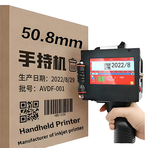 Impresora de Inyección de Tinta Portátil de Gran Tamaño con Doble Boquilla de 50.8mm, Máquina de Impresión de Logotipos a Precio Económico, 600dpi, Nueva en Caja de Cartón - Product Image 1