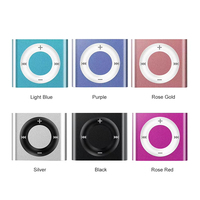 Lecteur MP3 portable en métal, design compact en aluminium, pour les activités des enfants et l'utilisation professionnelle, avec emplacement pour carte mémoire