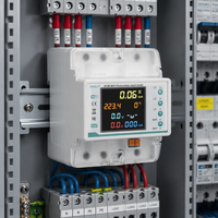 Compteur d'énergie photovoltaïque WiFi triphasé quatre fils Tuya Smart Power Monitor avec contrôle vocal à distance pour maison et usine
