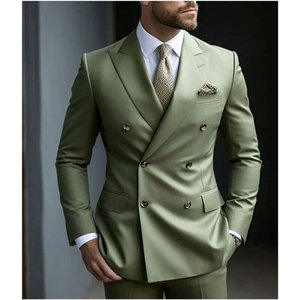 Nouveau <span class=keywords><strong>Costume</strong></span> <span class=keywords><strong>Homme</strong></span> 2025 Lt, Veste Croisée <span class=keywords><strong>sur</strong></span> <span class=keywords><strong>Mesure</strong></span> à Revers Pointus pour <span class=keywords><strong>Mariage</strong></span>, Smoking de Marié Formel Élégant, Blazer Cintrée et Pantalon - Product Image 4
