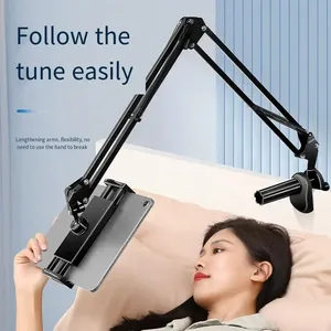 Support de tablette et de téléphone à bras long réglable multi-angles avec rotation à 360 degrés <span class=keywords><strong>pour</strong></span> lit, bureau, canapé, maison - Product Image 6