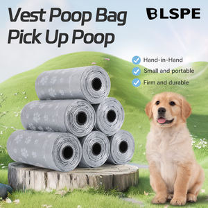 Tas Limbah anjing mudah terurai kustom ramah lingkungan gulungan isi ulang portabel dengan kontrol bau yang kuat - Product Image 2