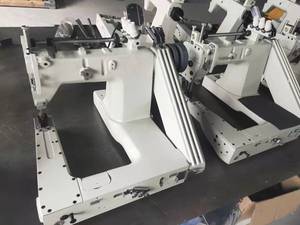Domestic Industrial High-speed Three Needle Feed-off-the-arm Chainstitch Sewing Machine With Single or Double Head Only High-Spe - Product Image 3