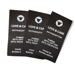 Étiquettes personnalisées en silicone et polyester satiné tissé, fabriquées aux États-Unis, pour vêtements, sacs, chaussures et chapeaux – Vente en gros - Product Image 2