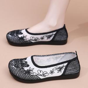 Moda mujer ocio casual calcetín mocasín suave barato ligero caminar conducción Oficina punto bajo curar zapato - Product Image 5