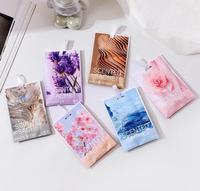 Lot de 5 sachets de 15g d'assainisseur d'air naturel longue durée en maïs écologique, sachet parfumé personnalisé pour armoire, décoration intérieure, OEM ODM à échantillonner