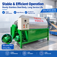 Machine de séchage rotative à tambour 50 kg/h en acier inoxydable SUS304, torréfacteur de céréales pour arachides, soja, riz, grains de café, équipement de torréfaction